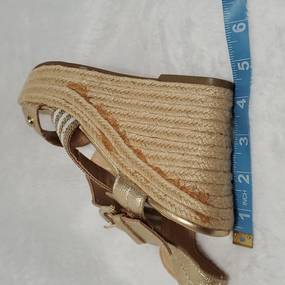 TOMMY HILFIGER Willow wedge sandal Size 7 Brown ( Ss10 ) - Picture 6 of 7